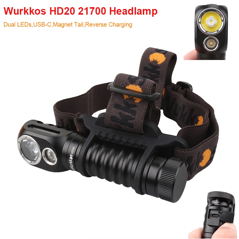 Wurkkos HD20 工  21700 Ʈ 2000lm ..